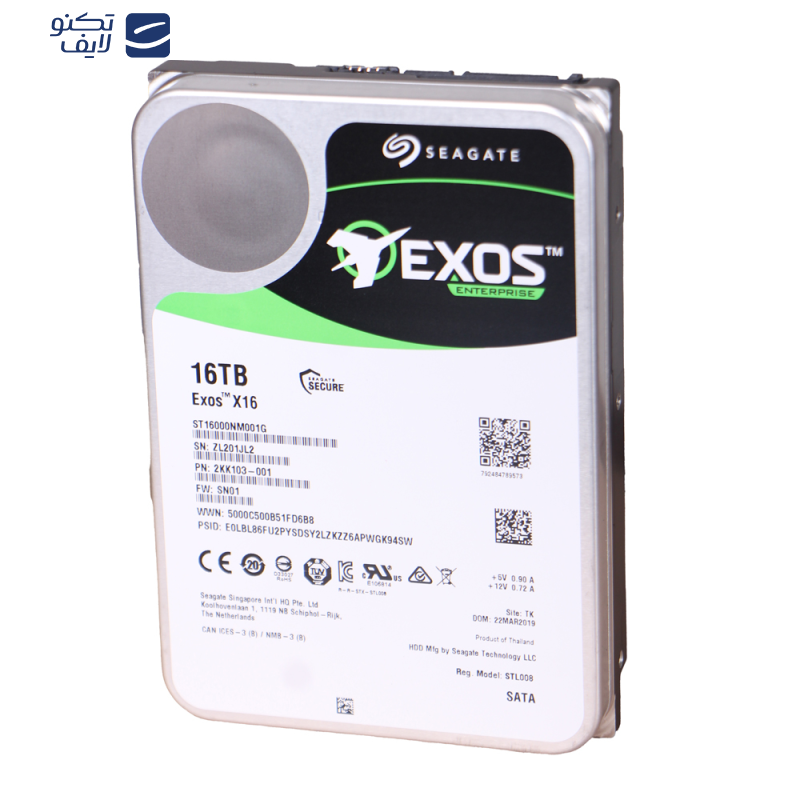 هارددیسک اینترنال سیگیت مدل ST16000NM001G Enterprise ظرفیت 16 ترابایت