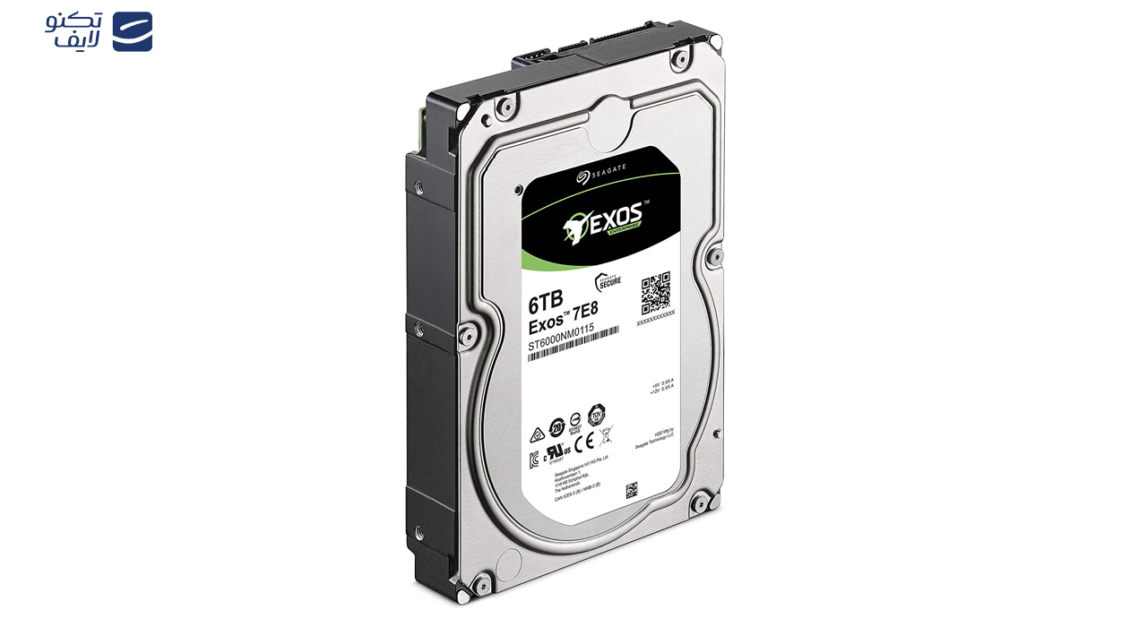 هارددیسک اینترنال سیگیت مدل Exos ST6000NM0115 ظرفیت 6 ترابایت
