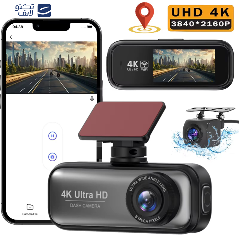 دوربین ثبت وقایع خودرو مدل ULTRA-4k-WiFi