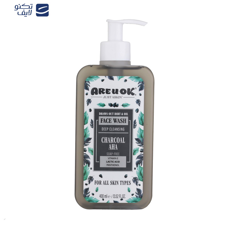 ژل شست‌وشوی صورت آریو اکی مدل شفاف کننده مناسب انواع پوست حجم 400 میلی‌لیتر