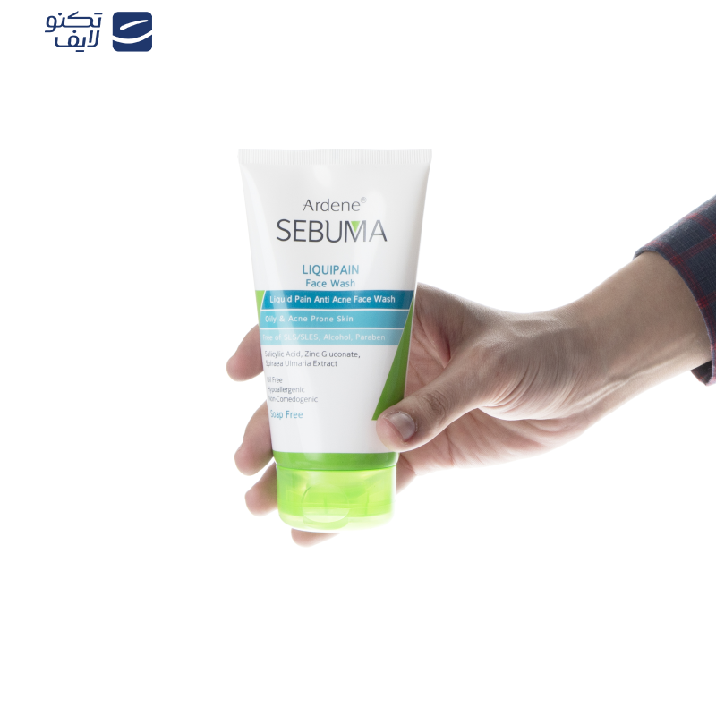 مایع شست‌وشوی صورت آردن سبوما مدل Liquipain حجم 150 میلی‌لیتر