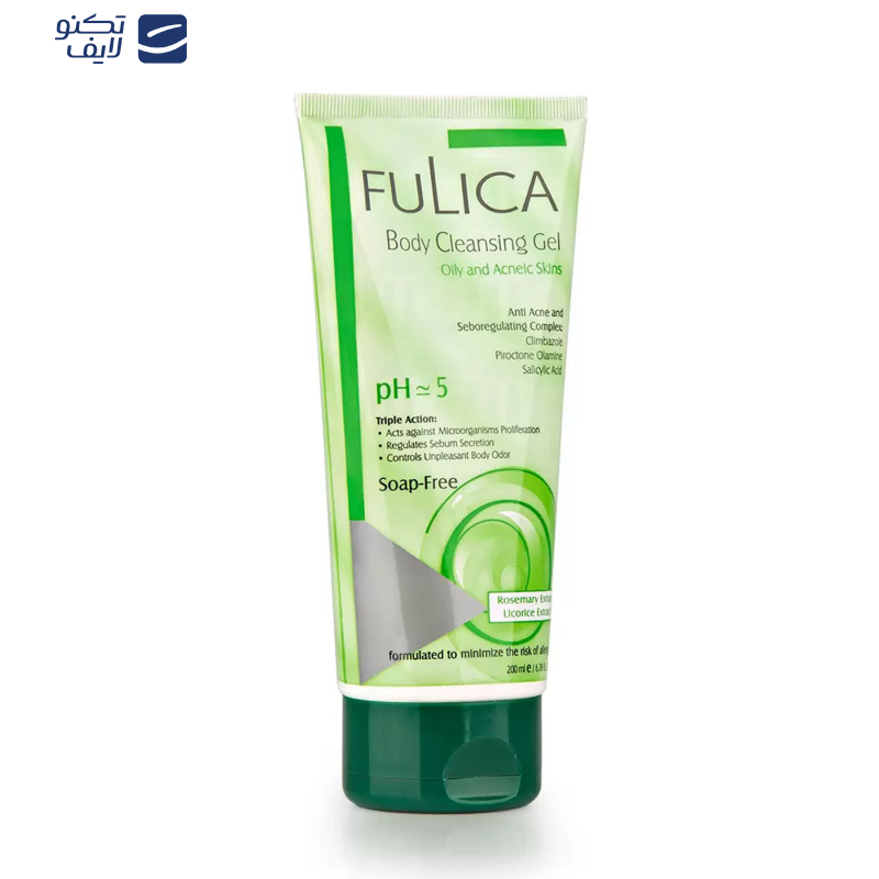 شامپو بدن فولیکا مدل Triple Action مناسب پوست های چرب حجم 200 میلی لیتر