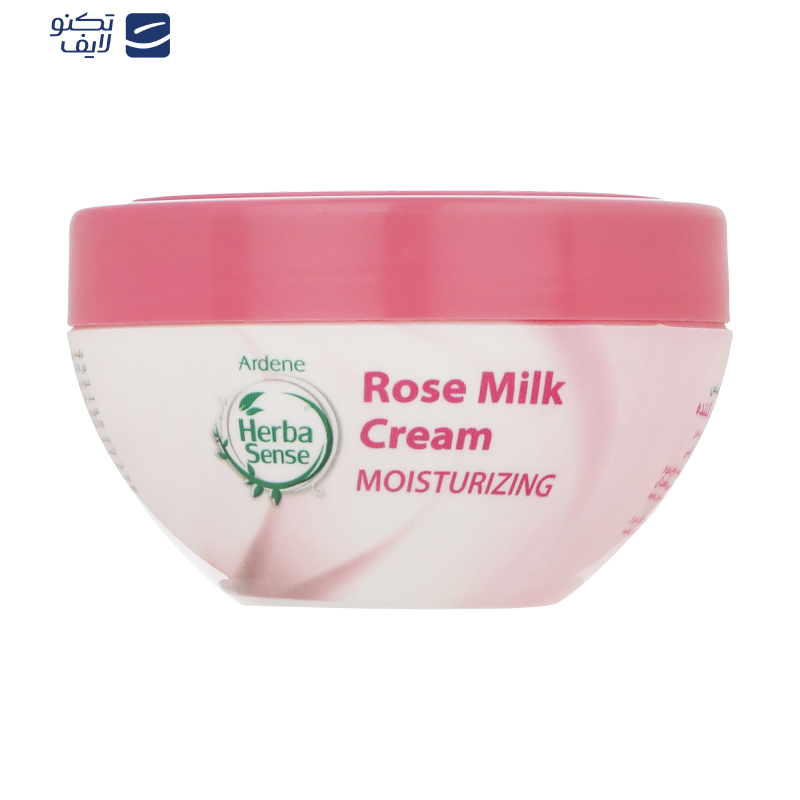 کرم مرطوب کننده آردن هرباسنس مدل British Rose & Milk وزن 150 گرم