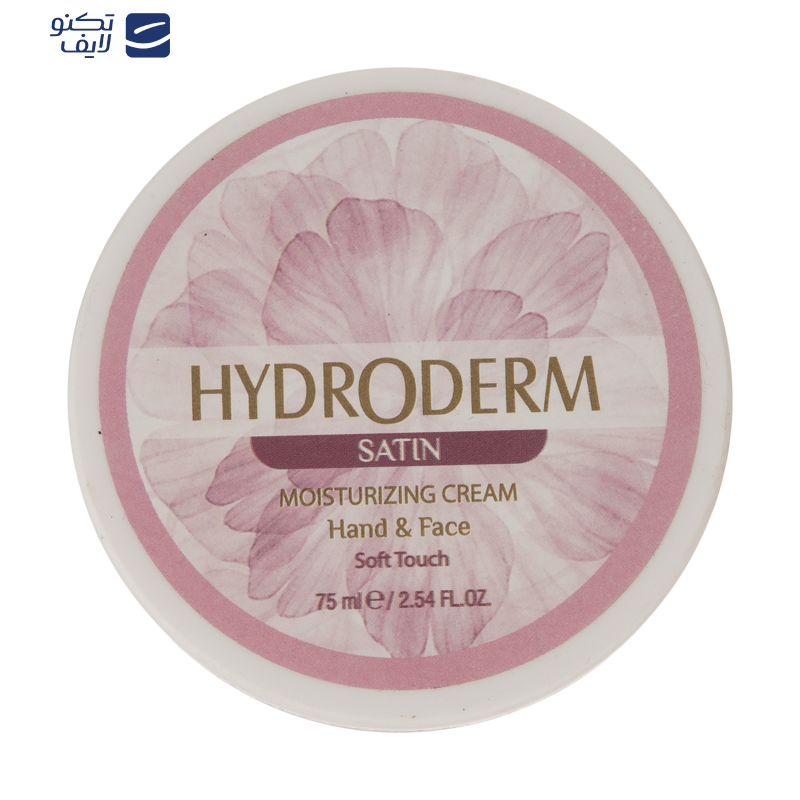 کرم مرطوب کننده هیدرودرم مدل Satin حجم 75 میلی لیتر