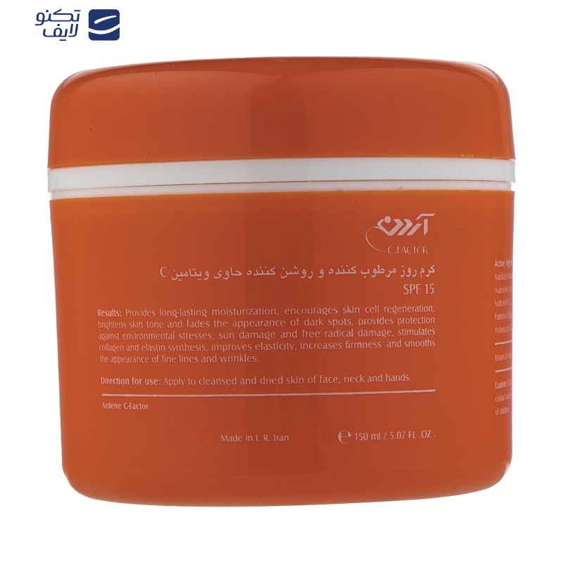 کرم مرطوب‌کننده آردن سی فکتور مدل ویتامین C حجم 150 میلی‌لیتر