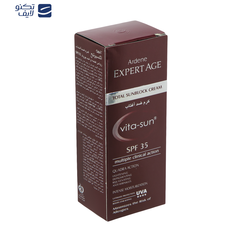 کرم ضدآفتاب آردن اکسپرت ایج مدل Vita-Sun، حجم 45 میلی‌لیتر