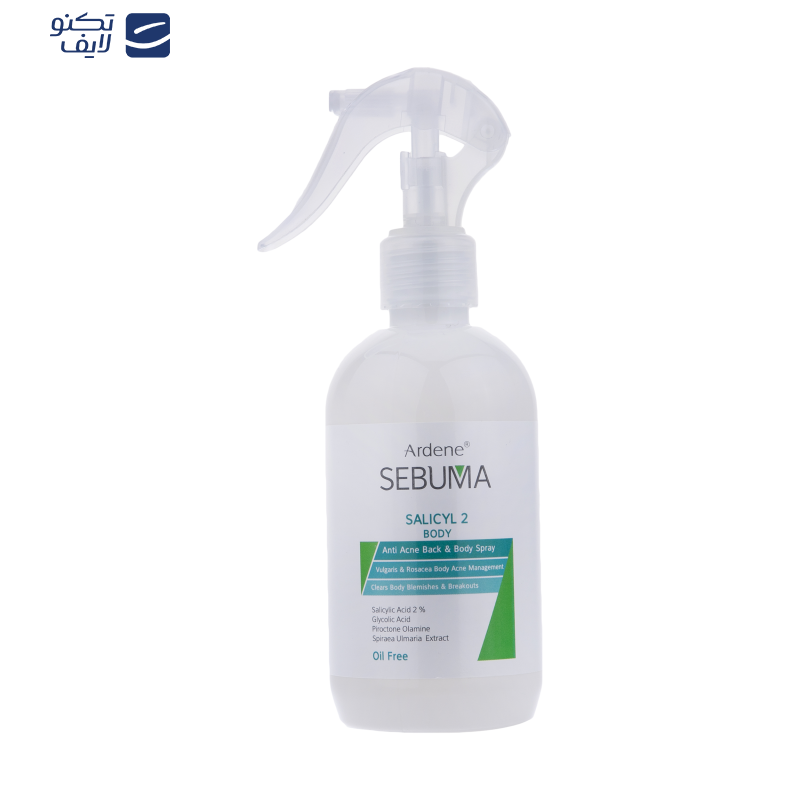 اسپری ضد جوش آردن سبوما مدل SALICYL2 حجم 250 میلی لیتر اسپری ضد جوش آردن سبوما مدل SALICYL2 حجم 250 میلی لیتر
