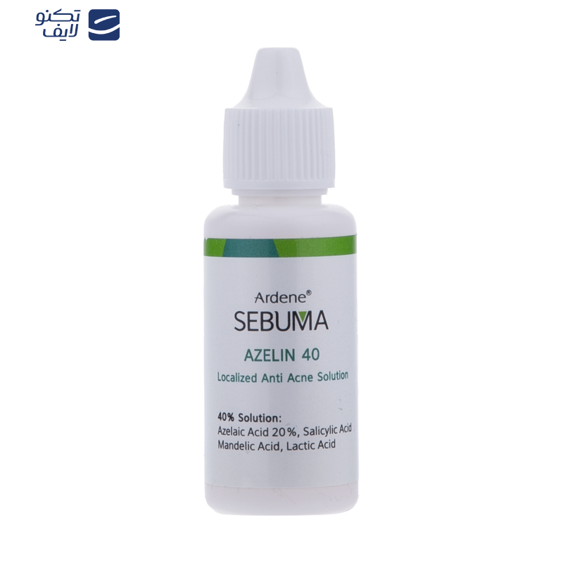 محلول ضد جوش آردن سبوما  مدل azelin حجم 30 میلی لیتر