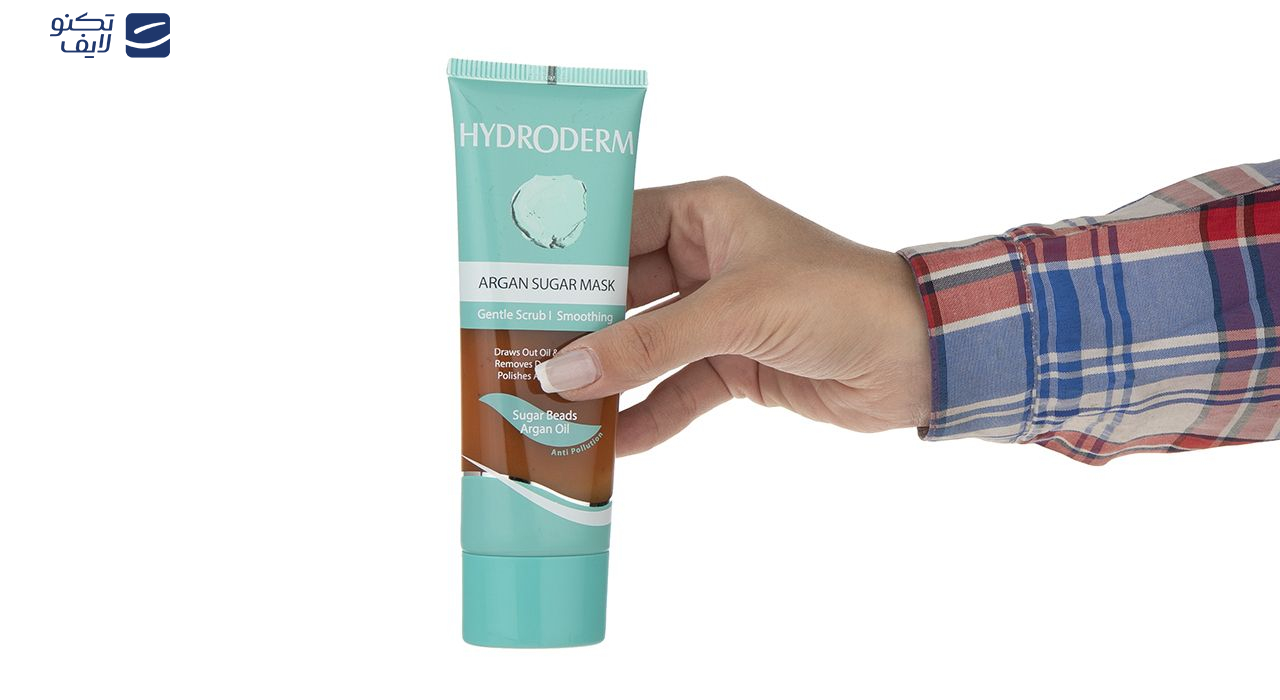 ماسک اسکراب پوست هیدرودرم مدل Argan مناسب پوست های معمولی وزن 100 گرم