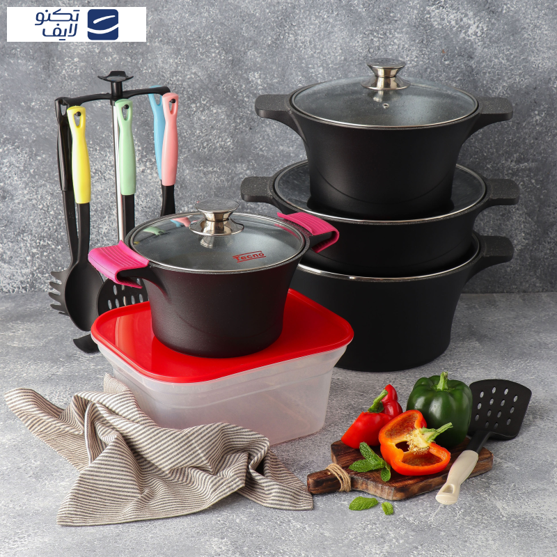 سرویس پخت و پز 18 پارچه تکنو مدل آناهیتا سرویس پخت و پز 18 پارچه تکنو مدل آناهیتا