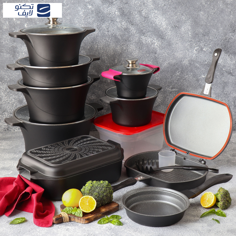 سرویس پخت و پز 26 پارچه تکنو مدل آناهیتا سرویس پخت و پز 26 پارچه تکنو مدل آناهیتا