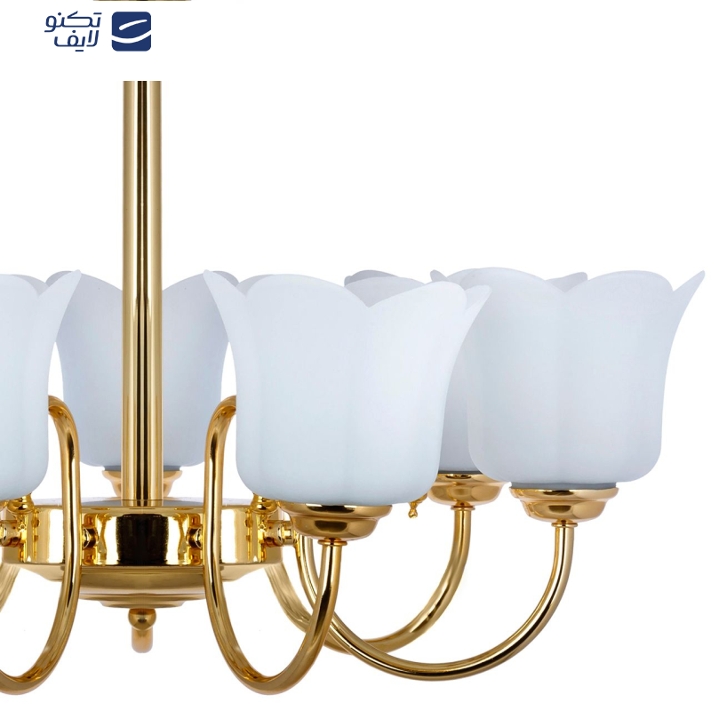 لوستر 7 شعله چشمه نور کد 856.7