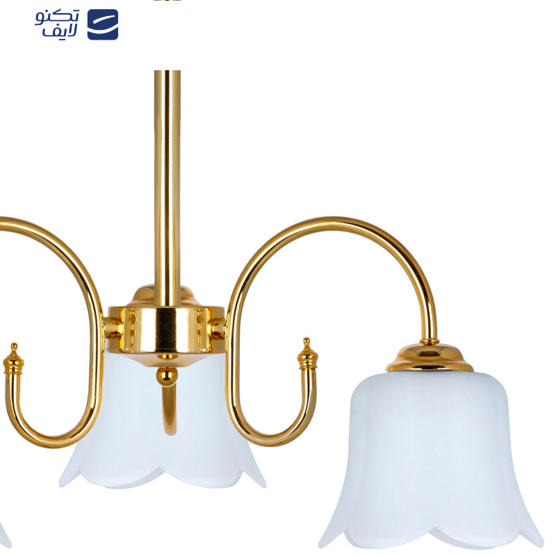 لوستر 3 شعله چشمه نور کد 809.3