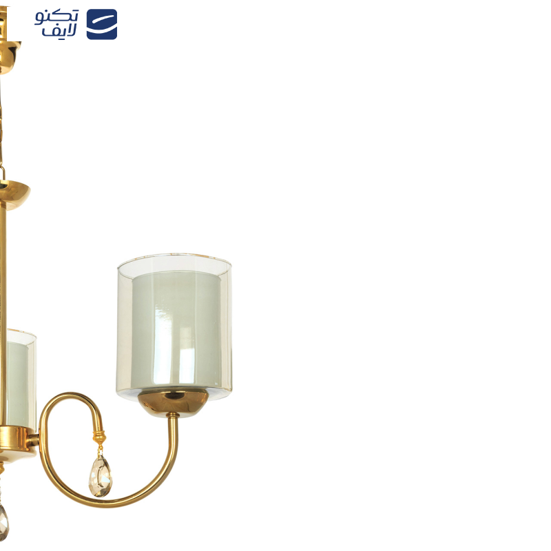 لوستر آویز سه شعله چشمه نور کد AC812.3