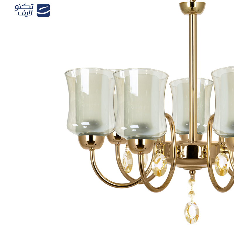 لوستر 7 شعله چشمه نور کد 811.7