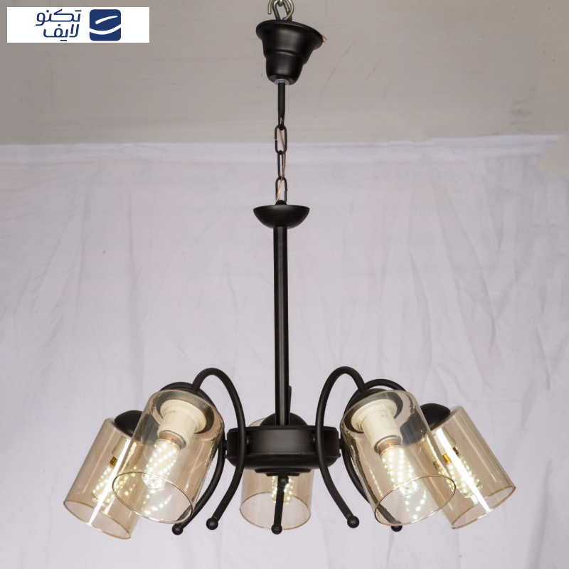 لوستر 5 شعله چشمه نور کد 881/5