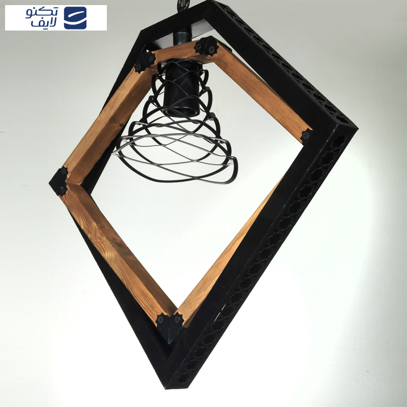 لوستر یک شعله چشمه نور کد 2227/1BK