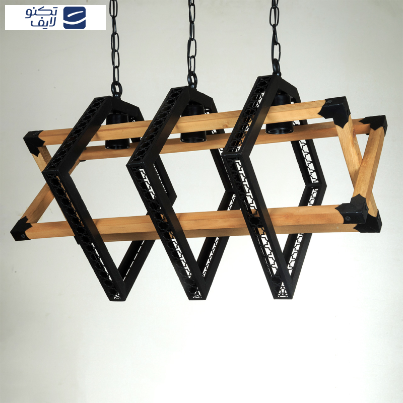 لوستر سه شعله چشمه نور کد 2231/3BK