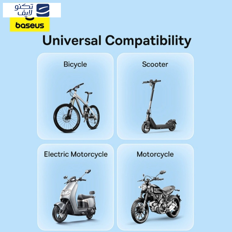 نگهدارنده گوشی موبایل دوچرخه و موتور بیسوس مدل Tip1