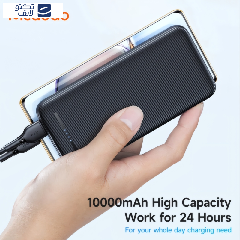 پاوربانک مک دودو مدل MC-463 LED Version ظرفیت 10000 میلی آمپرساعت