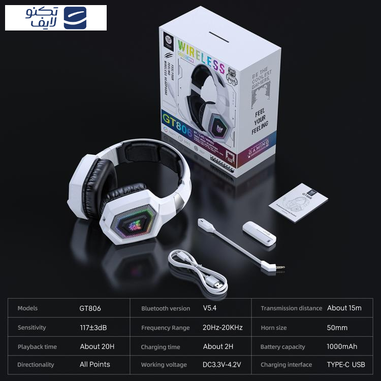 هدست مخصوص بازی اونیکوما مدل GT806