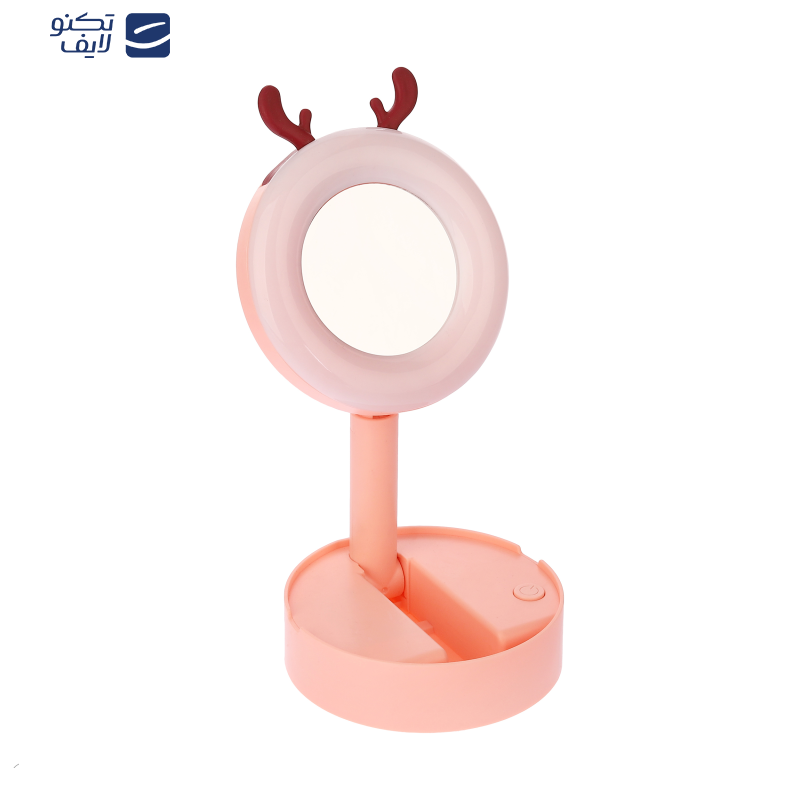 آینه آرایشی رینگ‌لایت‌دار مدل NO.0838-2