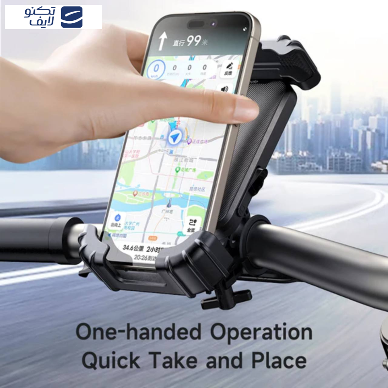 پایه نگهدارنده گوشی موبایل مک دودو مدل Mcdodo Super Stable Cycling Phone Holder CM-524 پایه نگهدارنده گوشی موبایل مک دودو مدل Mcdodo Super Stable Cycling Phone Holder CM-524