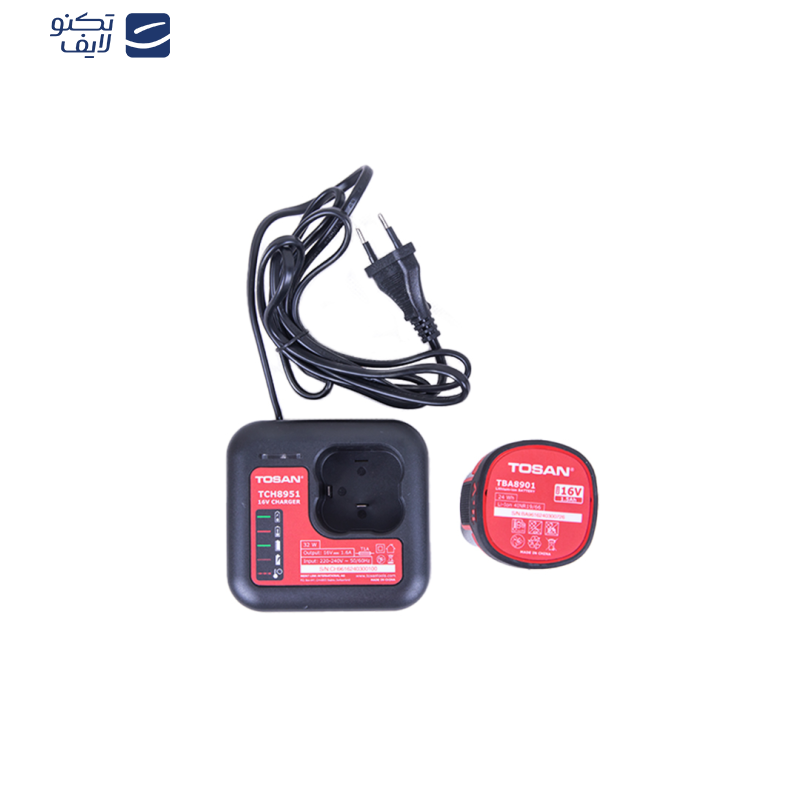 دریل پیچ گوشتی 10 میلی متری 16 ولت توسن مدل 9616BS