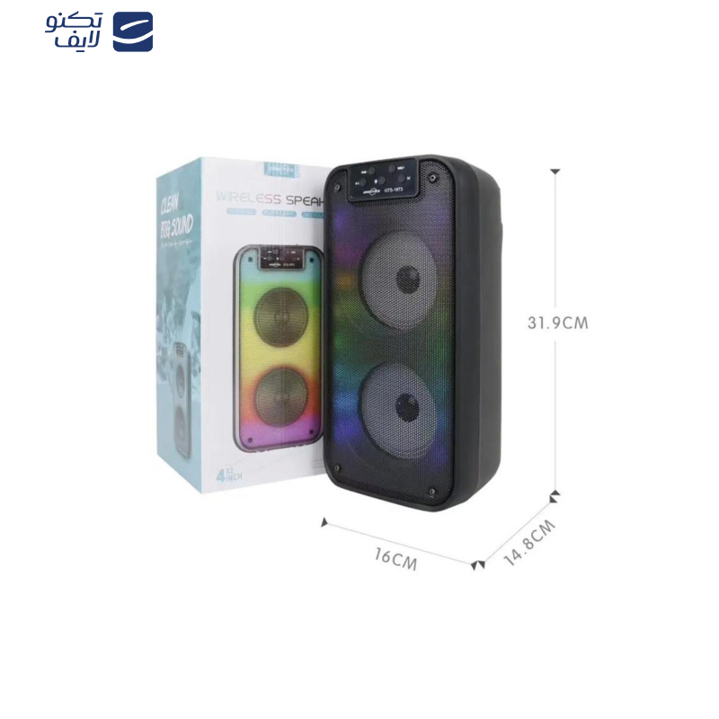 اسپیکر بلوتوثی قابل حمل مدل GTS-1873