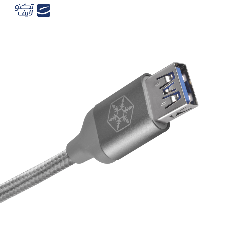 کابل تبدیل USB به USB-C سیلوراستون مدل CPU05 طول 0.5 متر