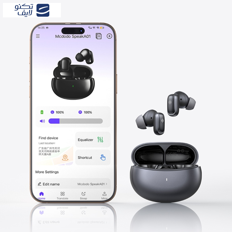 هدفون بلوتوثی مک دودو مدل Earbuds AI Translator HP-8220