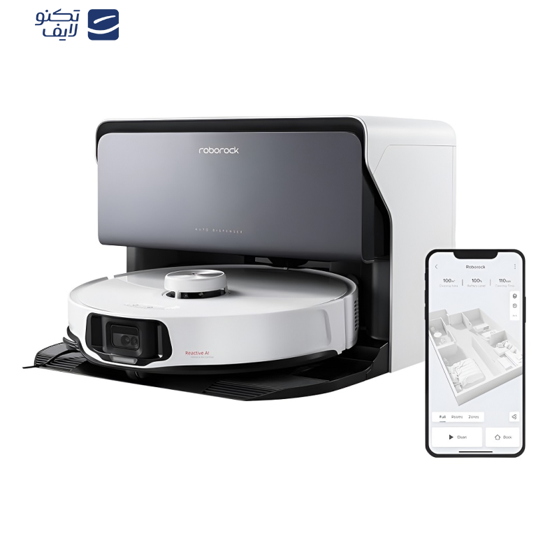 جاروبرقی رباتیک روبوراک مدل  S8 MaxV Ultra with Refill & Drainage System