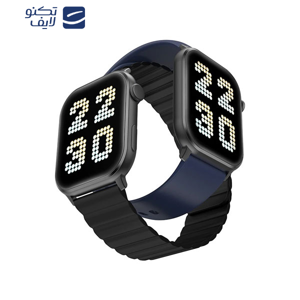 ساعت هوشمند آی می لب مدل IMILAB W02 دارای قابلیت های صفحه نمایش رنگی، صفحه نمایش لمسی، کنترل موسیقی (Music Player)، کنترل سطح اکسیژن خون، قابلیت مکالمه از طریق بلوتوث بند سیلیکون