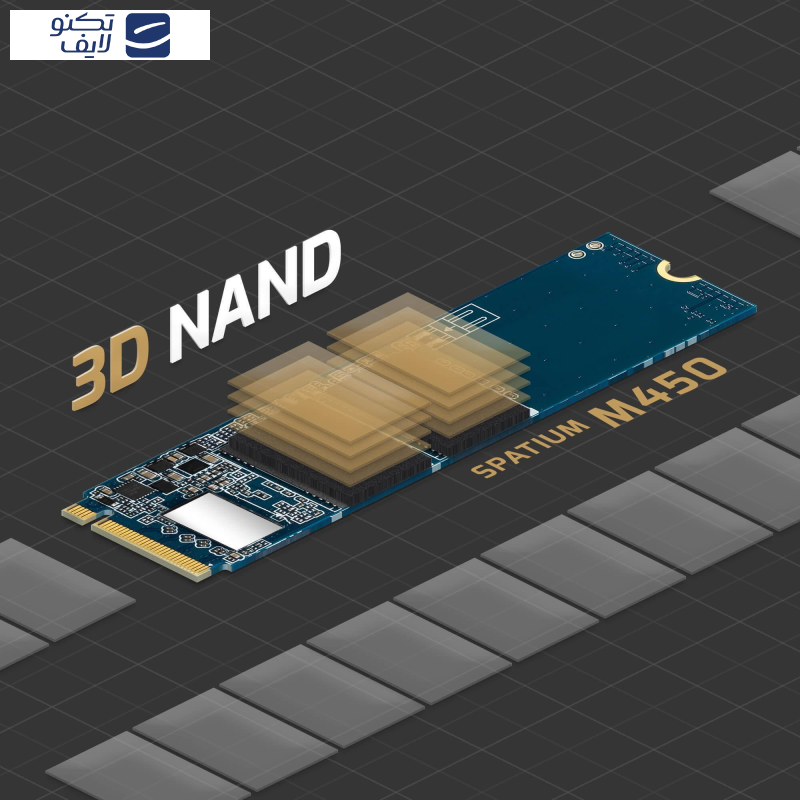 اس اس دی اینترنال PCIe Gen4 x4 ام اس آی مدل SPATIUM M450 ظرفیت 500 گیگابایت