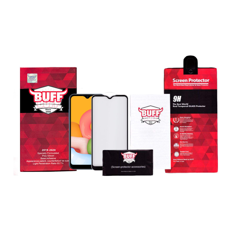 گلس گوشی سامسونگ گلکسی A01 بوف 5D مدل F33