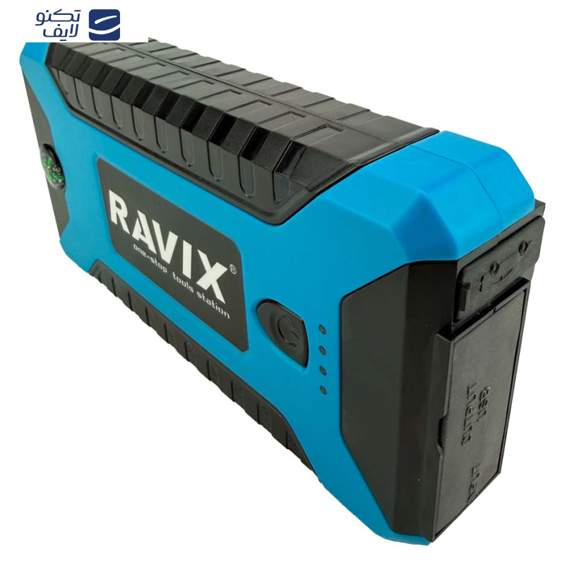 جامپ استارتر و کمپرسور فندکی راویکس مدل RX-J29B مجموعه 7 عددی جامپ استارتر و کمپرسور فندکی راویکس مدل RX-J29B مجموعه 7 عددی