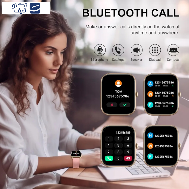 ساعت هوشمند 41 میلی متری ویسمی مدل X13 MINI با بند فلزی ساعت هوشمند 41 میلی متری ویسمی مدل X13 MINI با بند فلزی