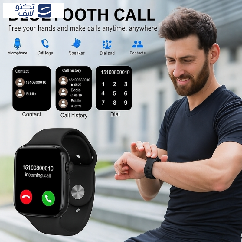 ساعت هوشمند ۴۹ میلی متری ویسمی مدل WISME-M3 به همراه هدفون ساعت هوشمند ۴۹ میلی متری ویسمی مدل WISME-M3 به همراه هدفون