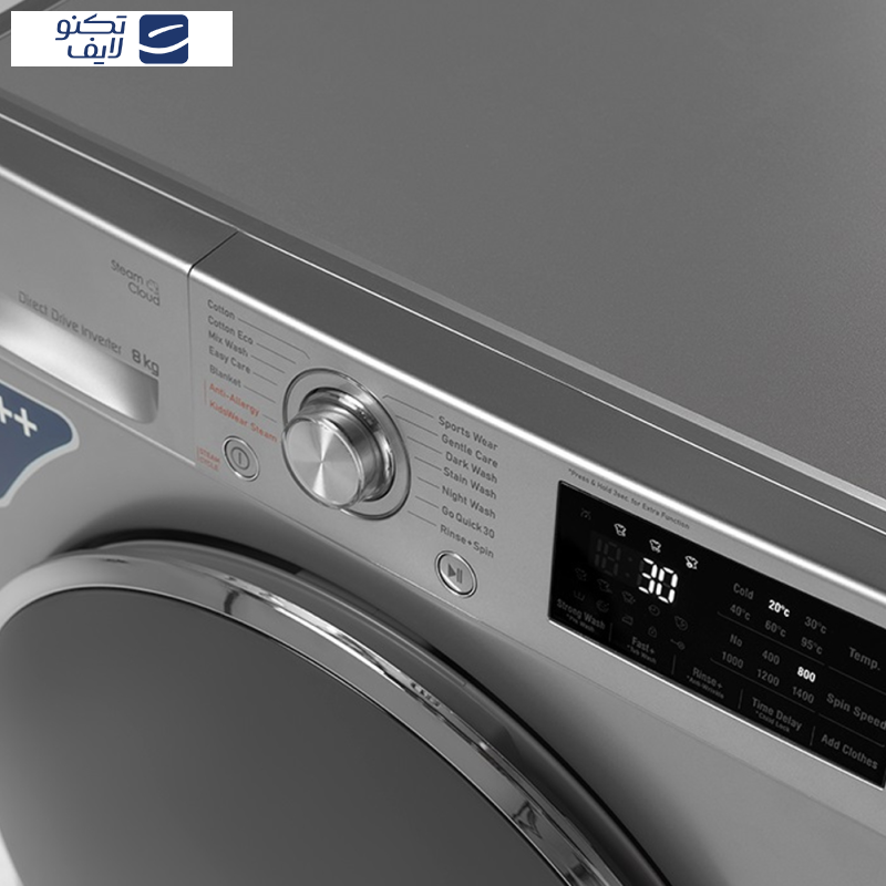 ماشین لباسشویی 8 کیلوگرم اتوماتیک جی پلاس مدل GWM-R88S.KTN ماشین لباسشویی 8 کیلوگرم اتوماتیک جی پلاس مدل GWM-R88S.KTN