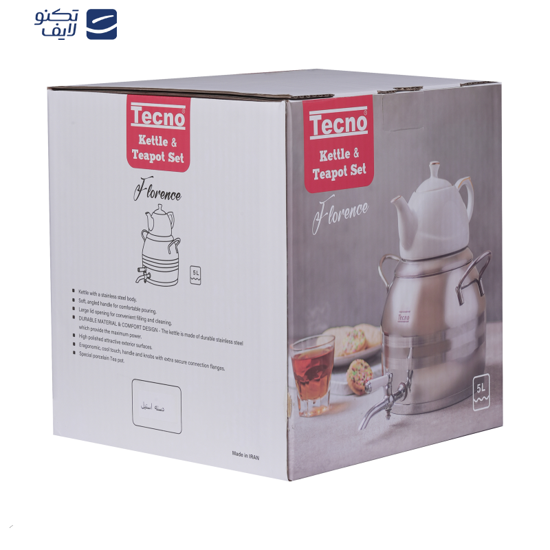 ست کتری و قوری تکنو مدل فلورانس