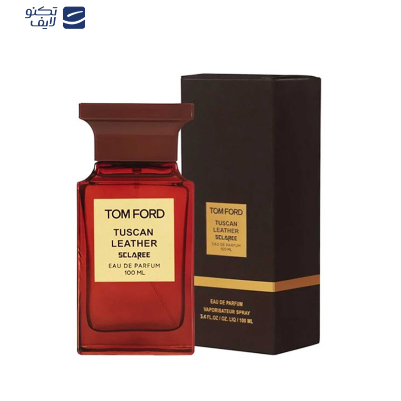 ادو پرفیوم مردانه اسکلاره مدل Tom Ford Tuscan Leather با رایحه گرم و تلخ حجم 100 میلی لیتر