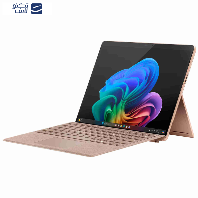 تبلت 13 اینچی مایکروسافت مدل Surface Pro 11-Snapdragon X Plus LCD ظرفیت 512 گیگابایت و رم 16 گیگابایت به همراه کیبورد Surface Pro Copilot