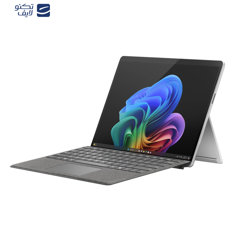 تبلت 13 اینچی مایکروسافت مدل Surface Pro 11-Snapdragon X Elite OLED ظرفیت 512 گیگابایت و رم 16 گیگابایت به همراه کیبورد Surface Pro Copilot
