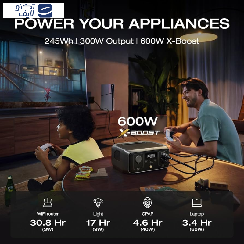 باتری خورشیدی اکوفلو مدل River 3 ظرفیت 245 ولت ساعت باتری خورشیدی اکوفلو مدل River 3 ظرفیت 245 ولت ساعت