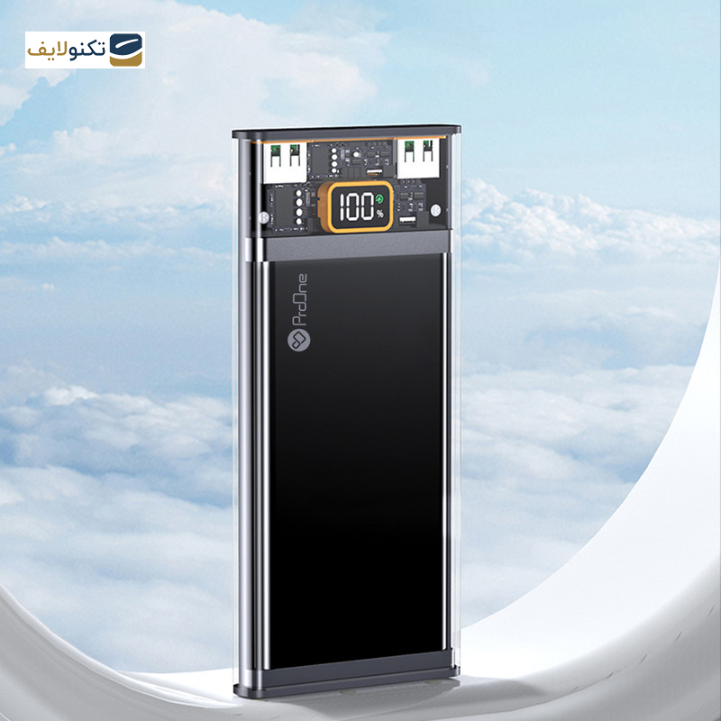  پاوربانک پرووان مدل PPB5111 ظرفیت 10000 میلی آمپرساعت