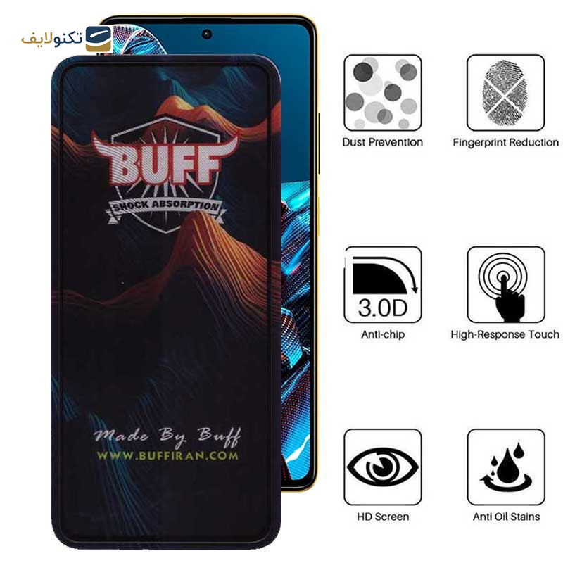 محافظ صفحه نمایش بوف مدل Mountain-G مناسب برای گوشی موبایل شیائومی Poco X5 Pro / Poco X5 / Poco X4 Pro 5G / Poco X3 Pro / Poco X3 NFC / Poco X3