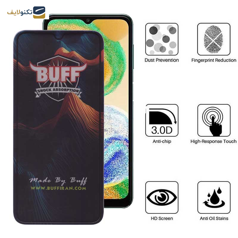 محافظ صفحه نمایش 5D بوف مدل Mountain-G مناسب برای گوشی موبایل سامسونگ Galaxy A04s 4G/A04 4G/A04e 4G/F04 4G/M02s 4G