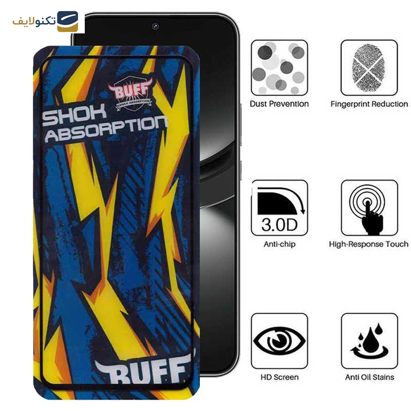 محافظ صفحه نمایش بوف مدل Shock-Shock-G مناسب برای گوشی موبایل هوآوی Nova 12 / Nova 12 Lite / Nova 11 SE / Nova 10 SE