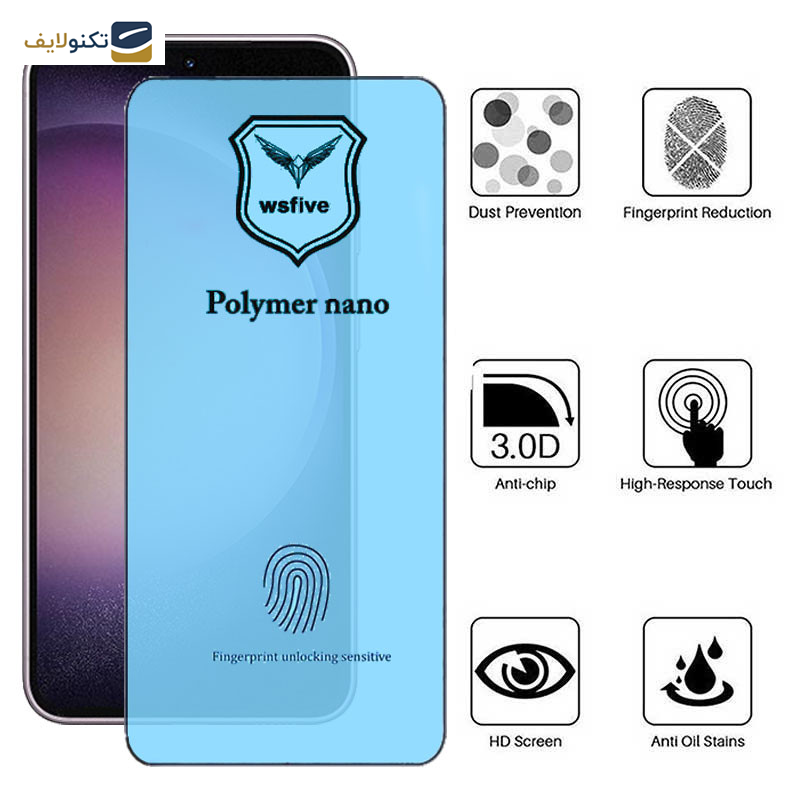 محافظ صفحه نمایش اپیکوی مدل Polymer Nano مناسب برای گوشی موبایل سامسونگ Galaxy S23/ S22