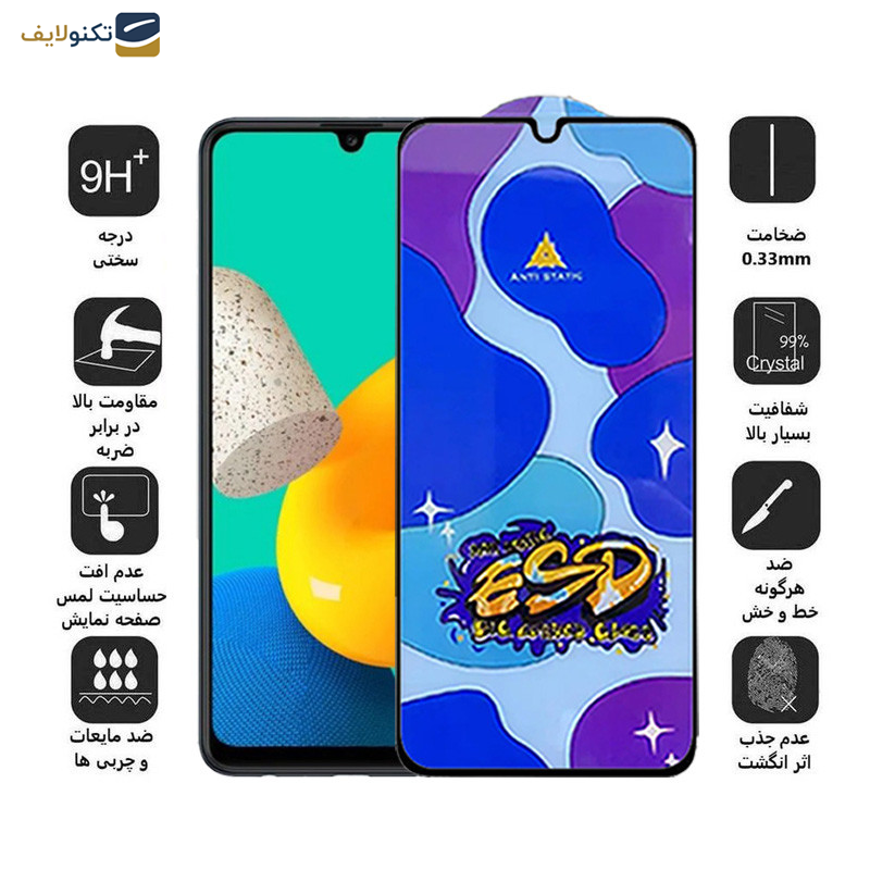 محافظ صفحه نمایش اپیکوی مدل Star ESD مناسب برای گوشی موبایل سامسونگ Galaxy M32 4G/M31 Prime 4G /M30s 4G/M30 4G